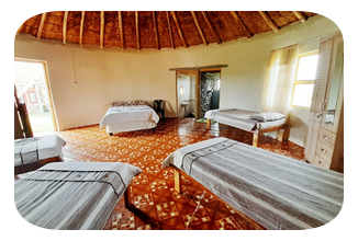 Homestay Rondavel inside